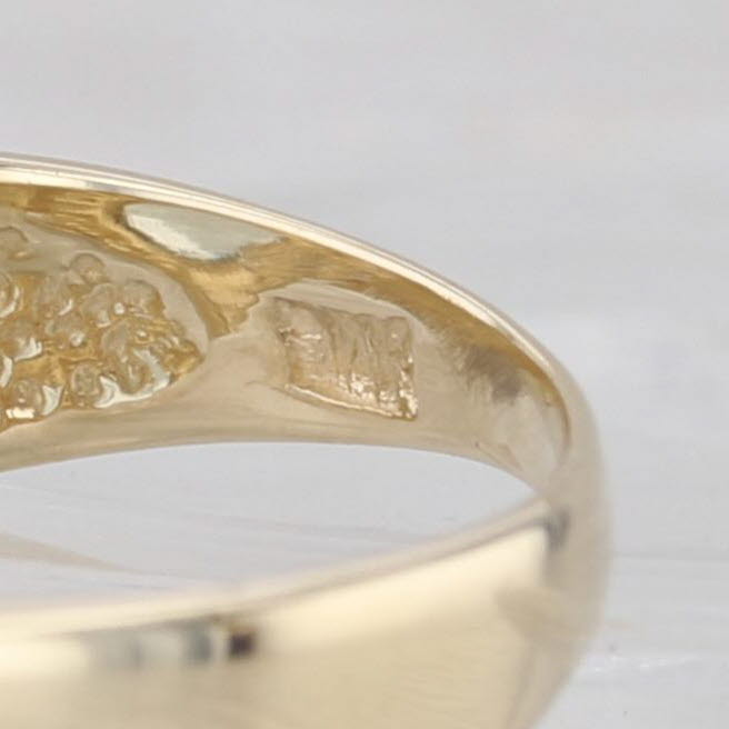 2.89ctw Oval Aquamarine Diamond Ring 14k Yellow Gold Size 6.25