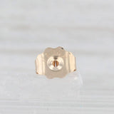 0.31ctw Diamond Swirl Drop Stud Earrings 14k Yellow Gold