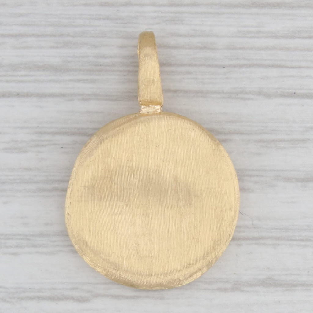 Gray Marco Bicego Jaipur Enhancer Pendant 18k Yellow Gold Brushed Drop