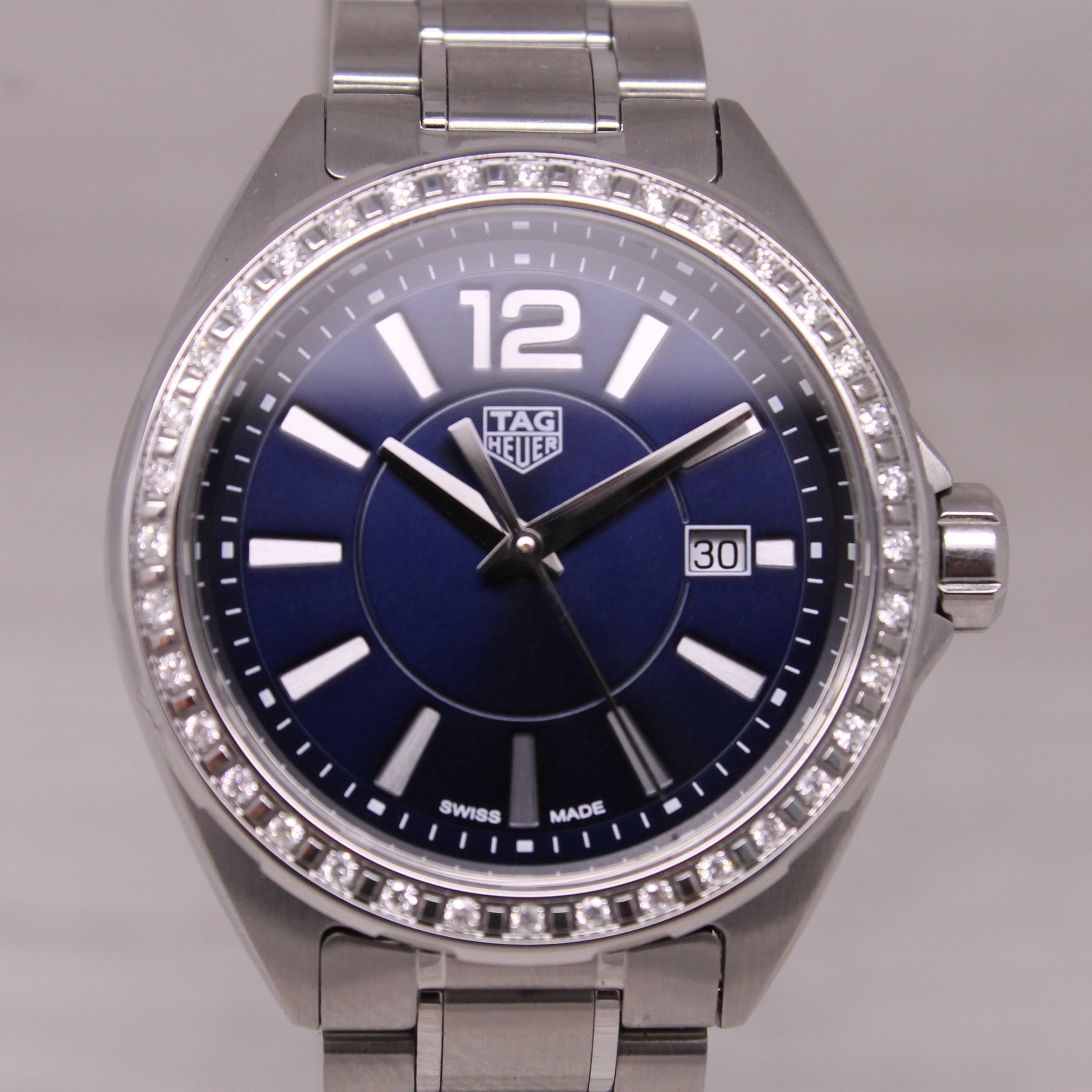 Tag Heuer Ladies Formula 1 Diamond Bezel 32mm Steel Quartz Wrist Watch WBJ1416