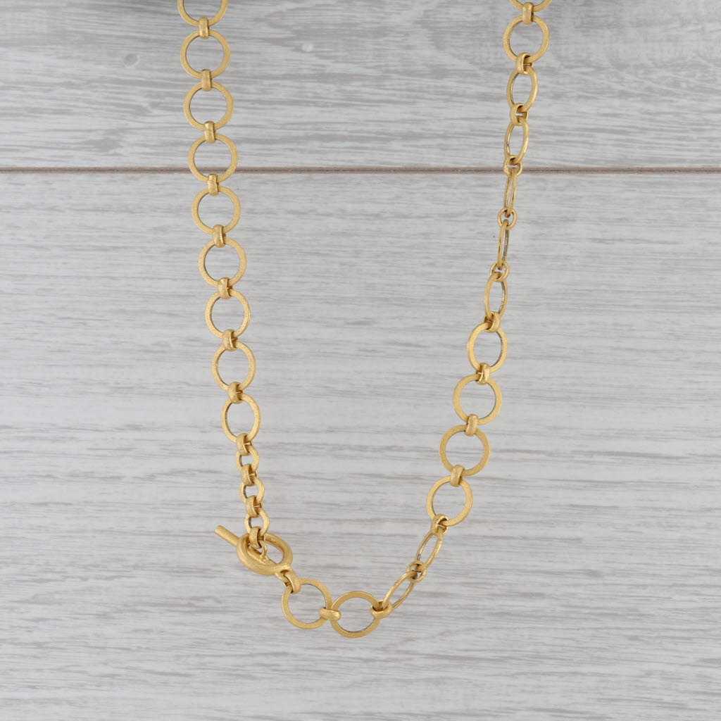 New Nina Wynn Turquoise Statement Necklace Sterling 22k Gold Vermeil 20"