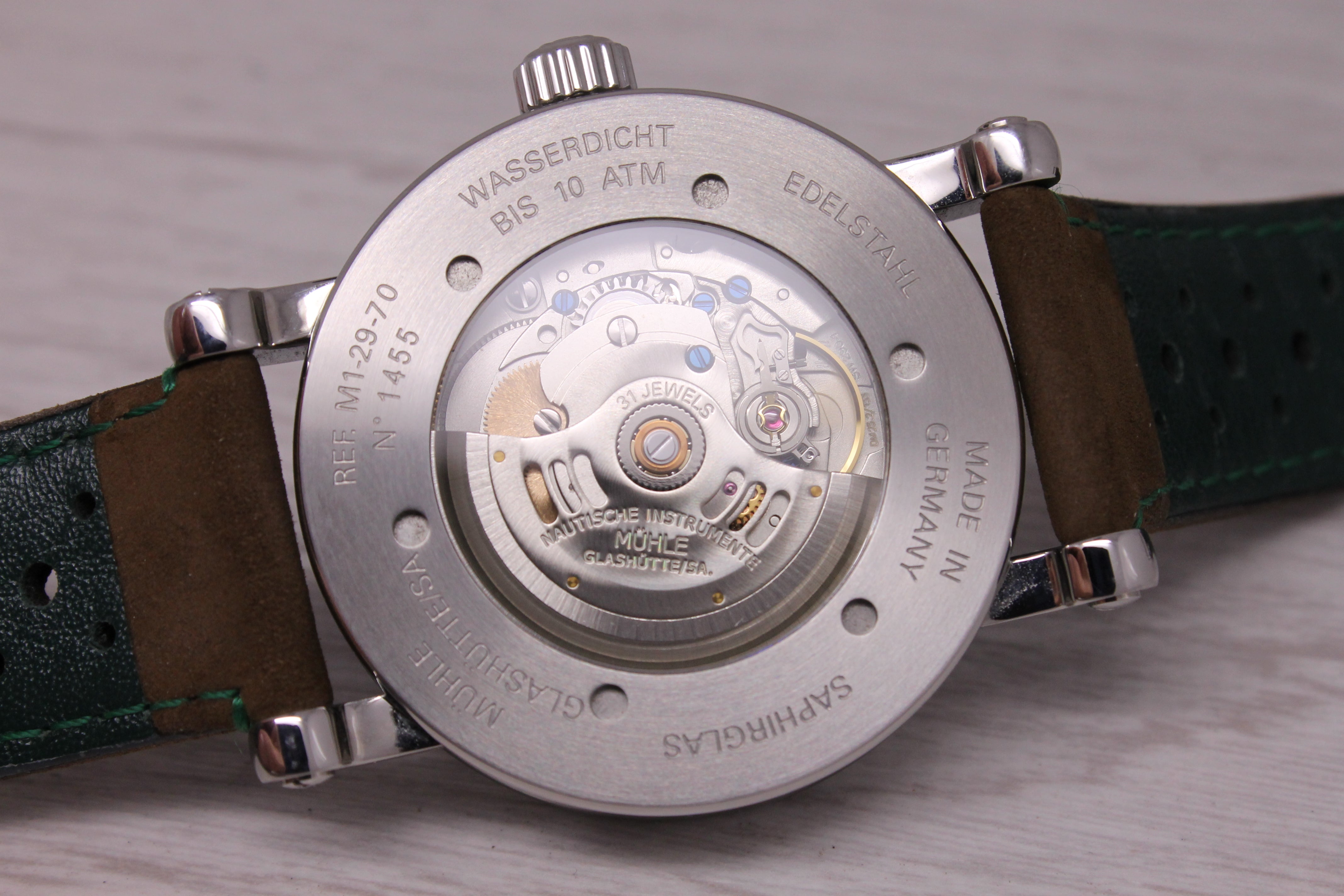 Muhle Glashutte Teutonia Sport II Mens 41mm Steel Automatic Watch M1-29-74-LB