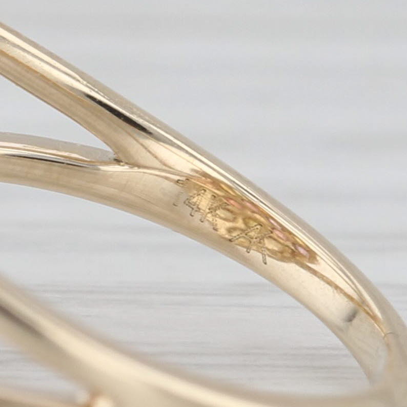 1.69ctw Multi-Color Sapphire Diamond Cluster Ring 14k Yellow Gold Size 7.75