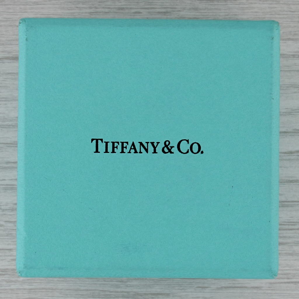 Tiffany Prasiolite Green Amethyst Ring w/ Box Sterling Silver Size 5.25