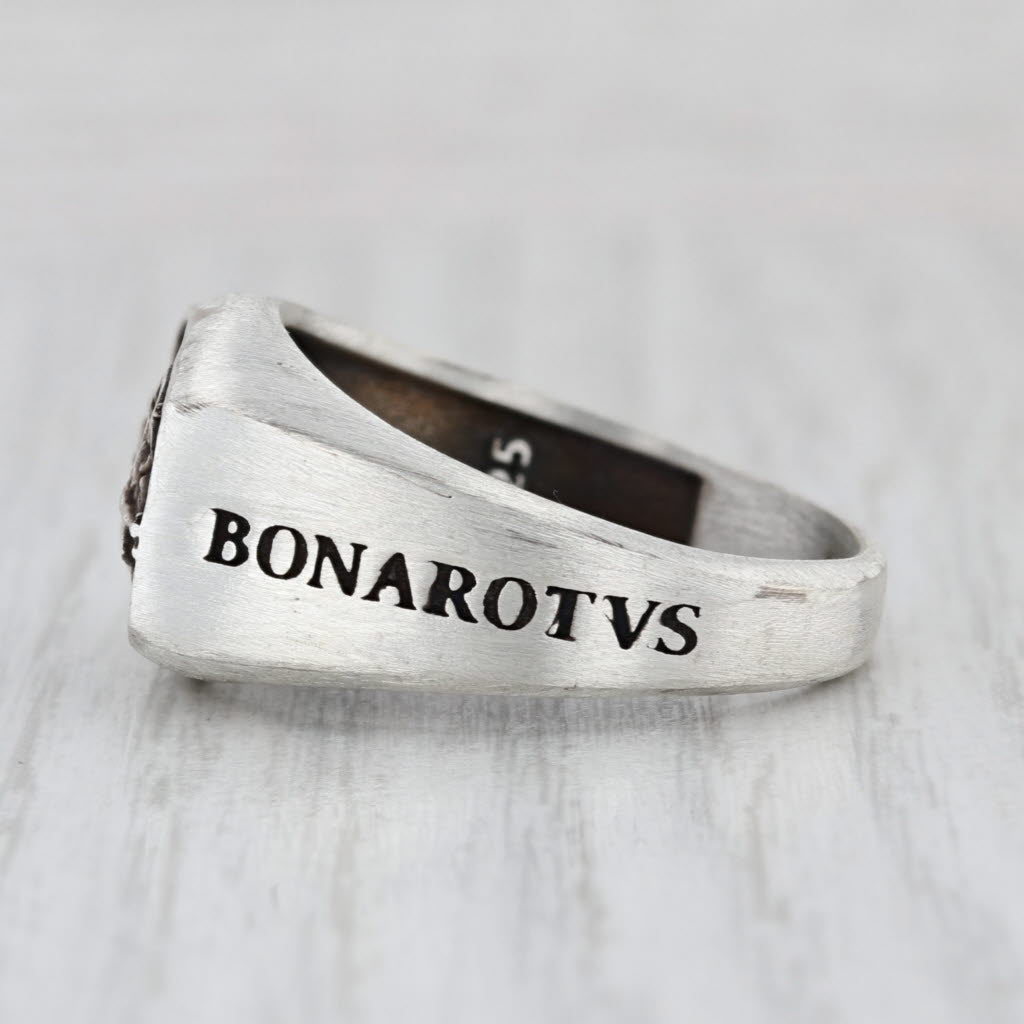 Michelangelo's Creation of Adam Ring Sterling Silver Michael Aglvs Bonarotvs