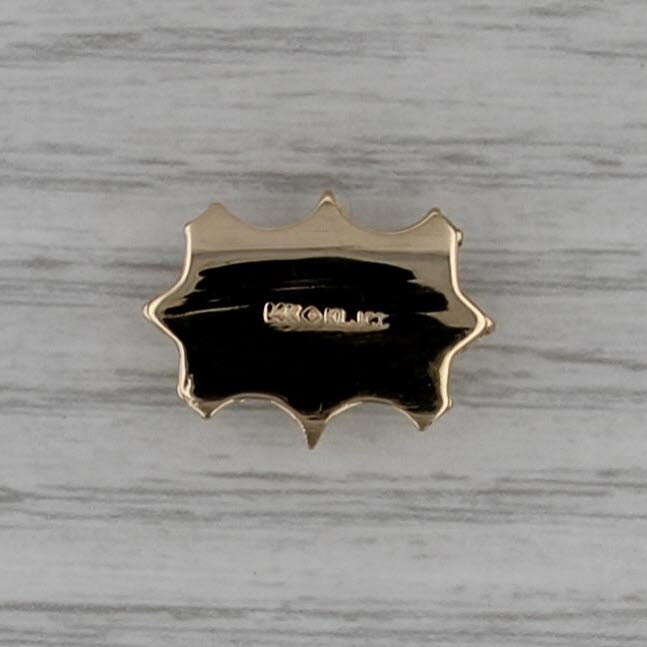 Richard Klein 2.30ctw Purple Mystic Topaz Slide Bracelet Charm 14k Yellow Gold