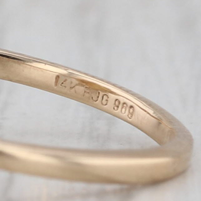 Opal Cabochon Diamond Halo Ring 14k Yellow Gold Size 7.5