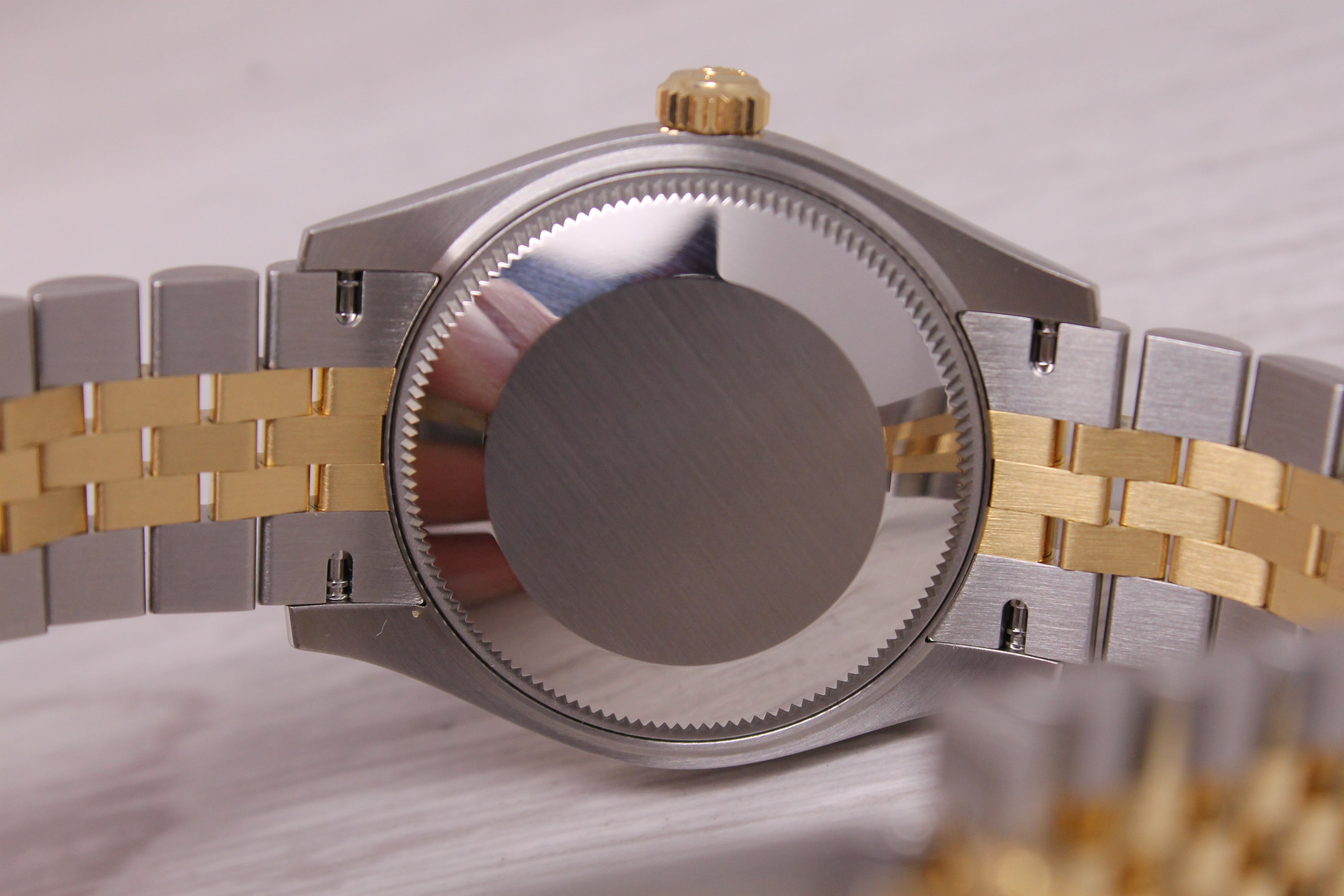 2026 Rolex Datejust 31mm 278273 18k Steel Gold Watch Grey Diamond Dial Box Card