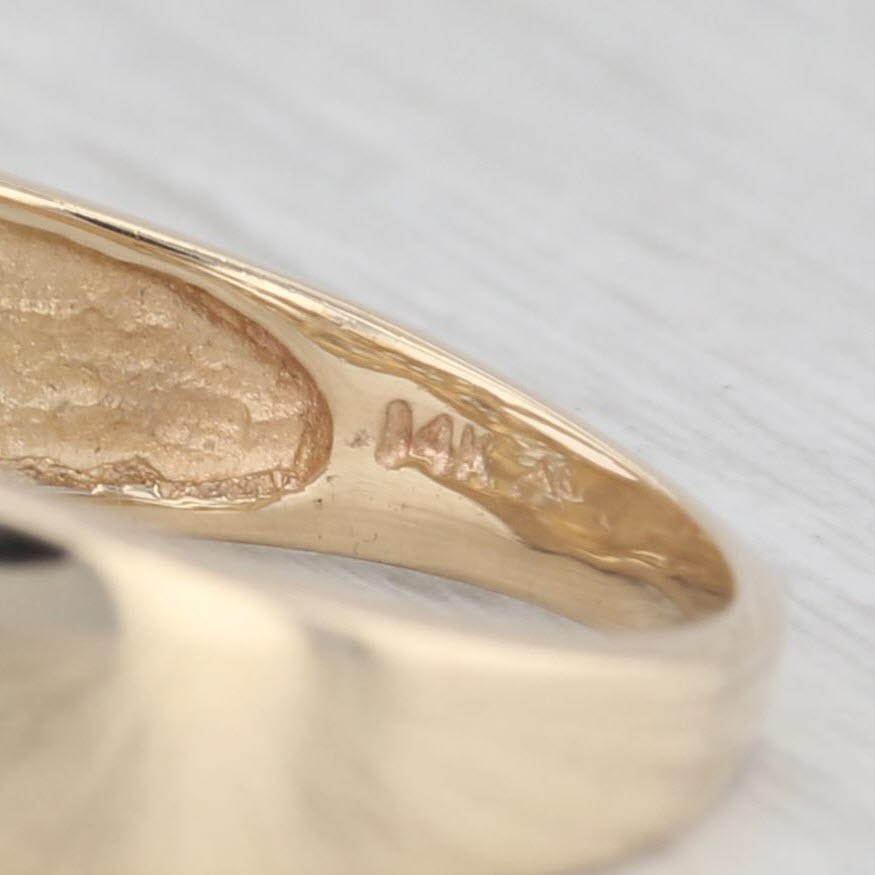 Light Gray 0.48ctw Diamond Criss Cross Ring 14k Yellow Gold Wedding Anniversary Band