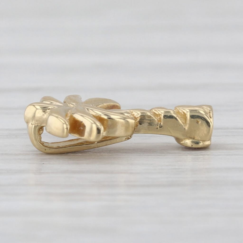 Roberto Coin Palm Tree Pendant 18k Yellow Gold Small Charm