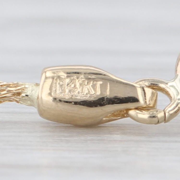 Multicolor Cubic Zirconia Station Mesh Chain Necklace 14k Yellow Gold 17.5"