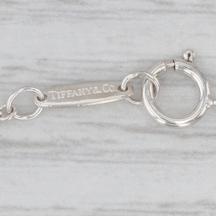 Tiffany & Co Apple Bracelet W/ Pouch Sterling Silver 7" Elsa Peretti