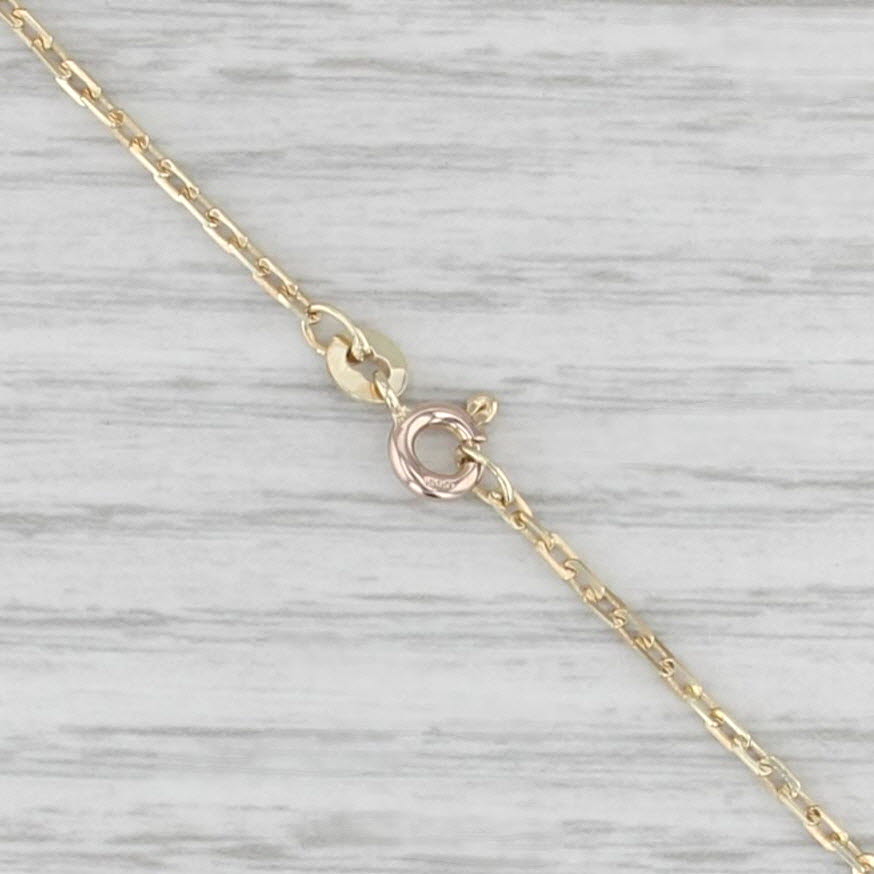 16" Cable Chain Necklace 14k Yellow Gold 1.7mm