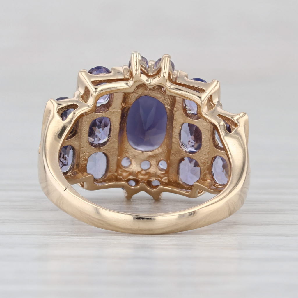 2.40ctw Iolite Tanzanite Ring 14k Yellow Gold Size 5.75