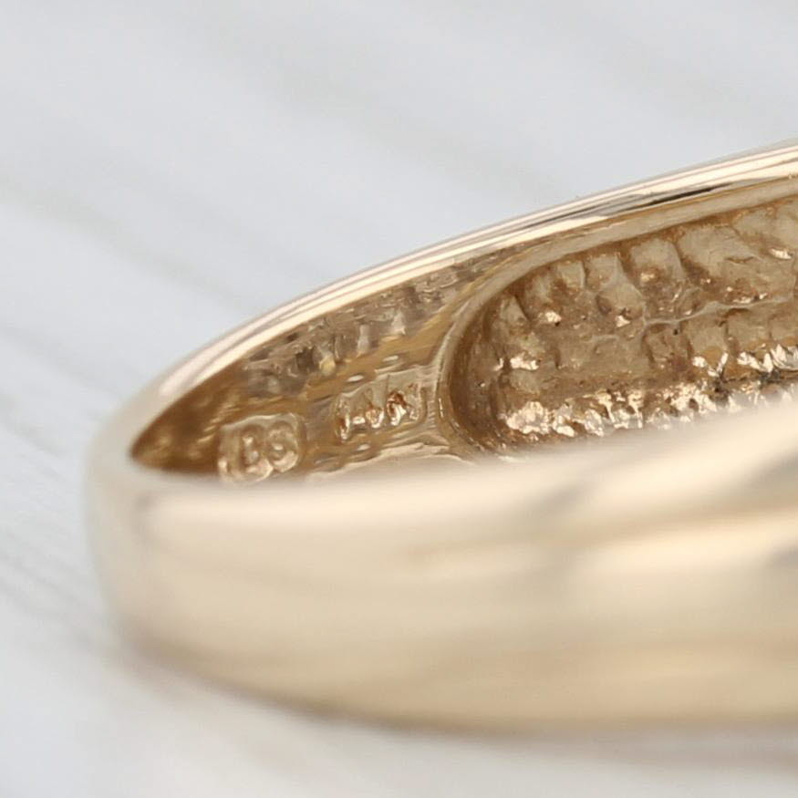 Light Gray 2.03ctw Tiered Diamond Pyramid Ring 14k Yellow Gold Size 6.75 Stackable