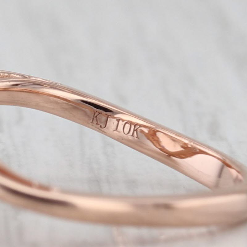 6.60ctw Round Morganite Ring 10k Rose Gold Size 6.25
