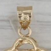 Baroque Cultured Pearl Pendant 14k Yellow Gold Small Drop