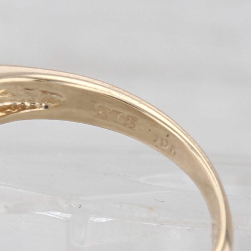 5.38ctw Blue topaz Halo Ring 10k Yellow Gold Size 6 Cocktail