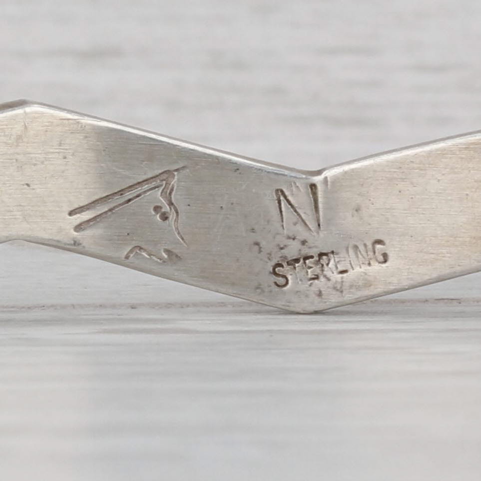 Lymann Nasyestewa Vintage Hopi Cuff Bracelet Sterling Silver Native American