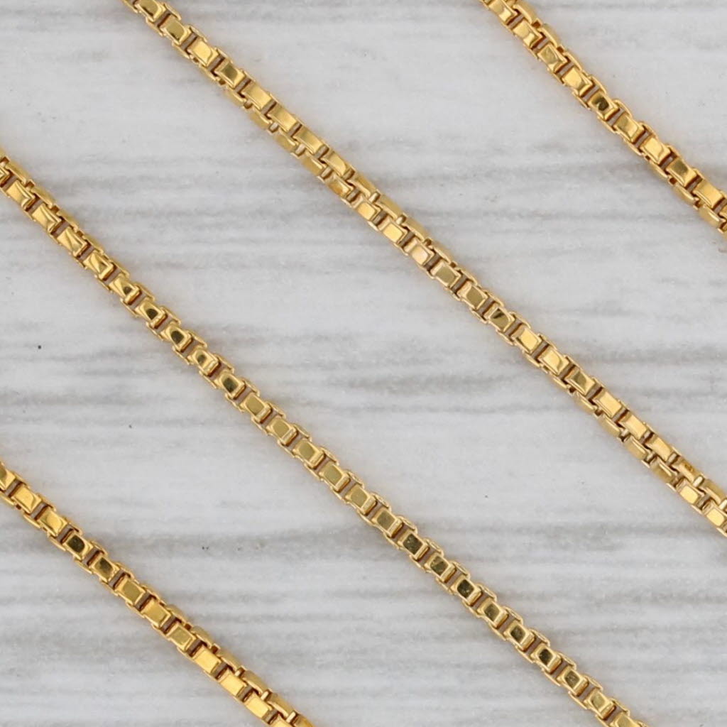 Gray New 0.12ctw Diamond Star Pendant 14k Yellow Gold 17-18" Box Chain