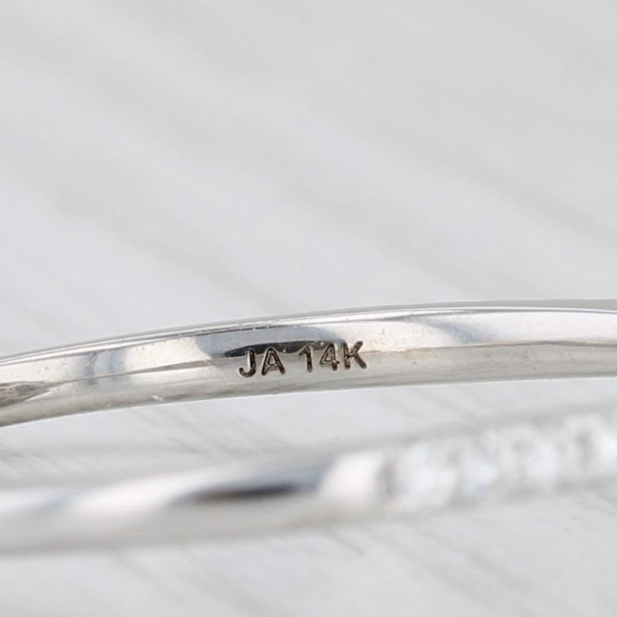Light Gray 1ctw Oval Diamond Halo Engagement Ring 14k White Gold Size 11 Cathedral Band GIA