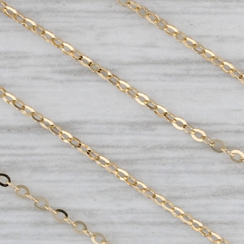 Gray New 0.44ctw Diamond Eternity Circles Pendant Necklace 14k Gold 18" Cable Chain