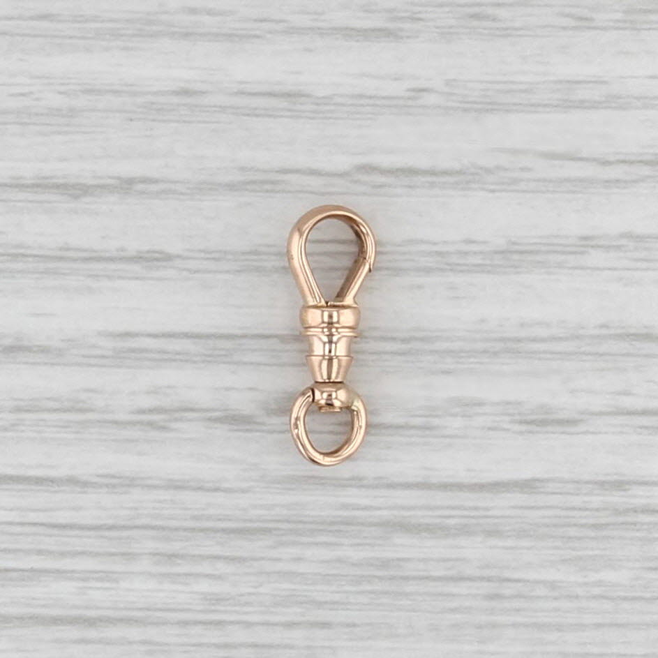 Antique Yellow Gold Spring Hook Clasp 14k Findings Jewelry Making Repair Swivels