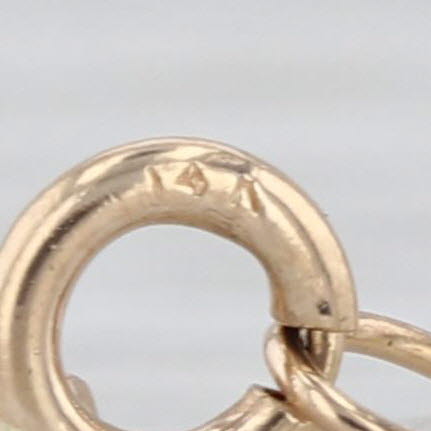 Fine Box Chain Necklace 14k Yellow Gold 19.25" 0.5mm