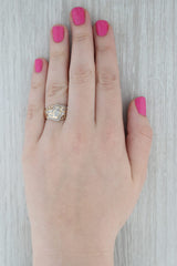 0.25ctw Diamond 3-Stone Ring 10k Yellow Gold Size 8.25 Engagement