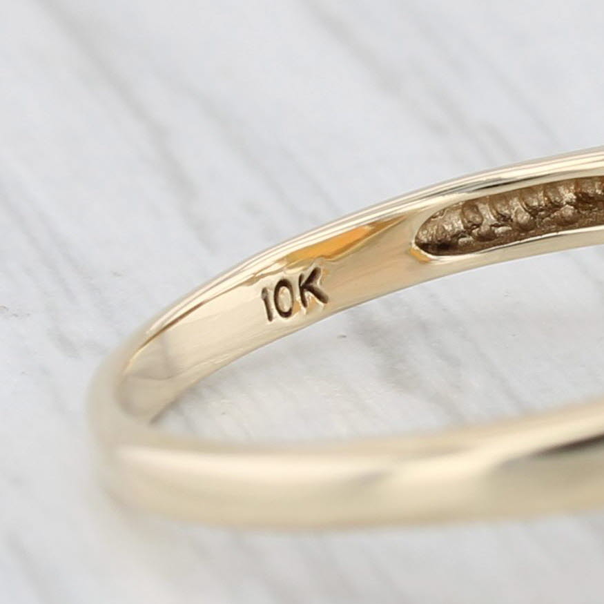 Light Gray 2.15ct Emerald Cut Opal Solitaire Ring 10k Yellow Gold Size 7