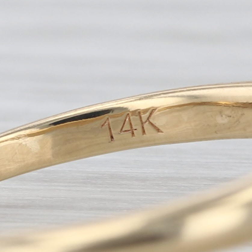IGI 3.51ct F VS1 Oval Lab Grown Diamond Engagement Ring 14k Yellow Gold Size 7.5