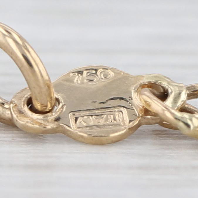 Engravable ID Bracelet 18k Yellow Gold 6.25" Bangle