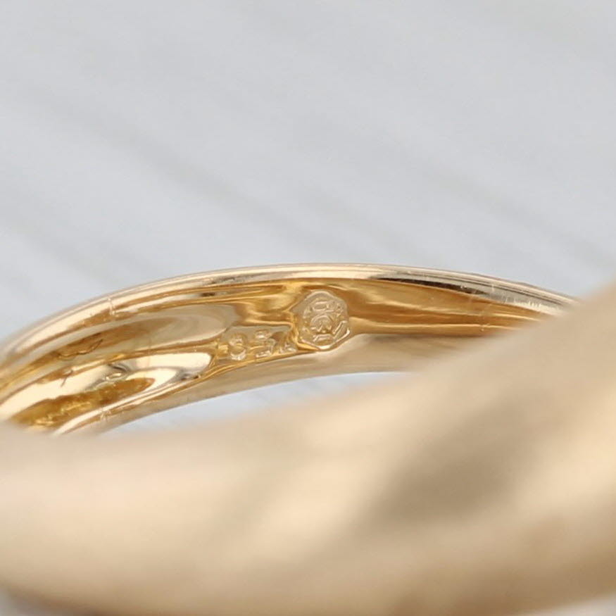 Gray Carrera Y Carrera Panther Ring Diamond 18k Yellow Gold Size 6.25 Box
