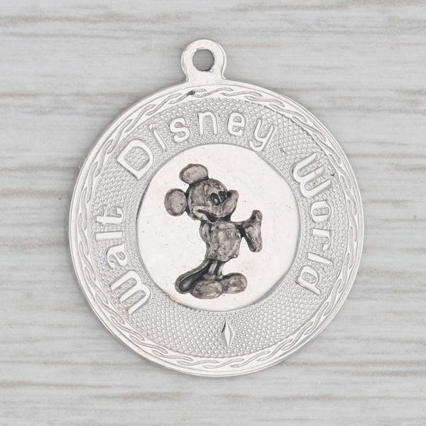Walt Disney World Mickey Mouse Pendant Sterling Silver Souvenir Charm