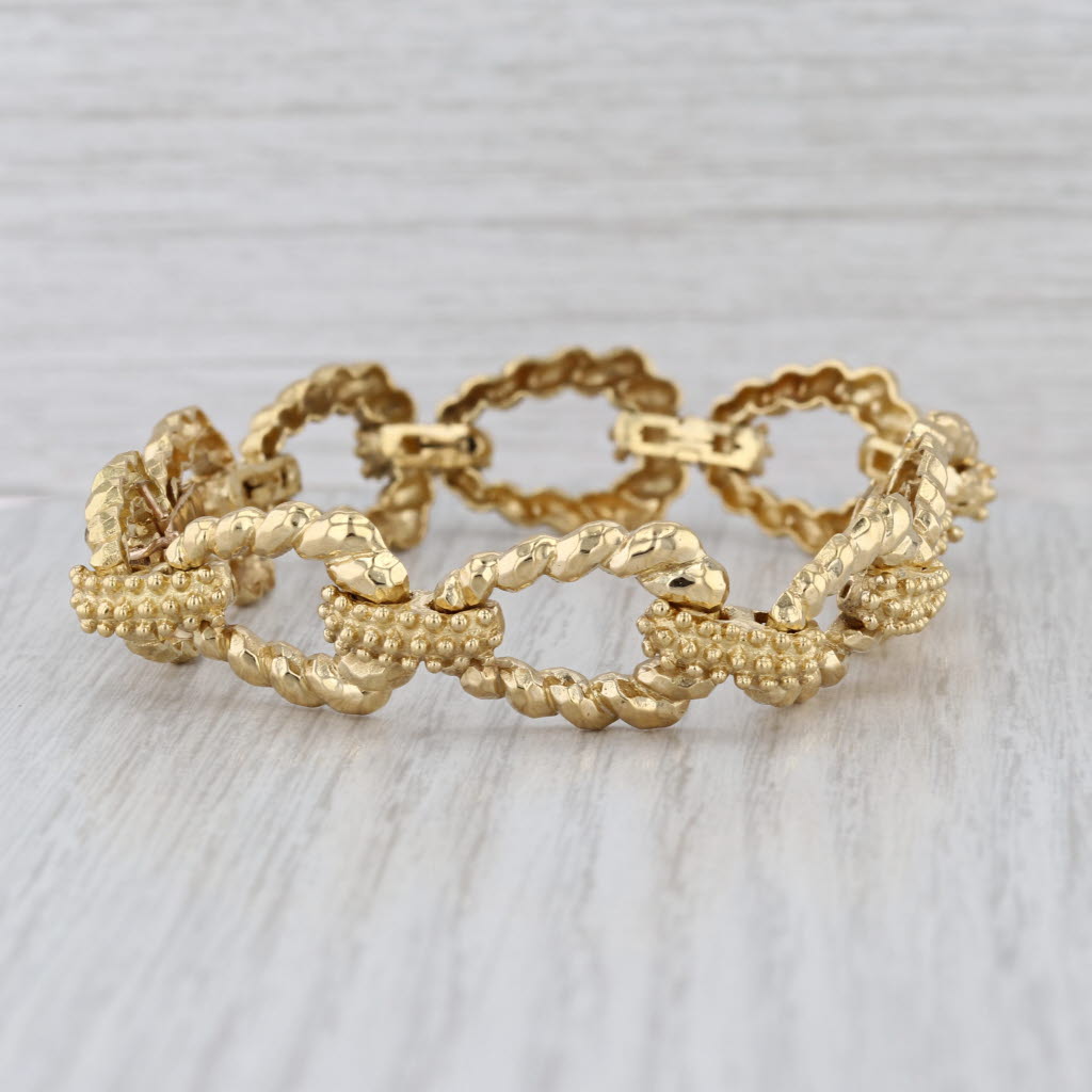 Wander France Enhancer Necklace Bracelet Set 18k Yellow Gold 0.15ctw Diamond