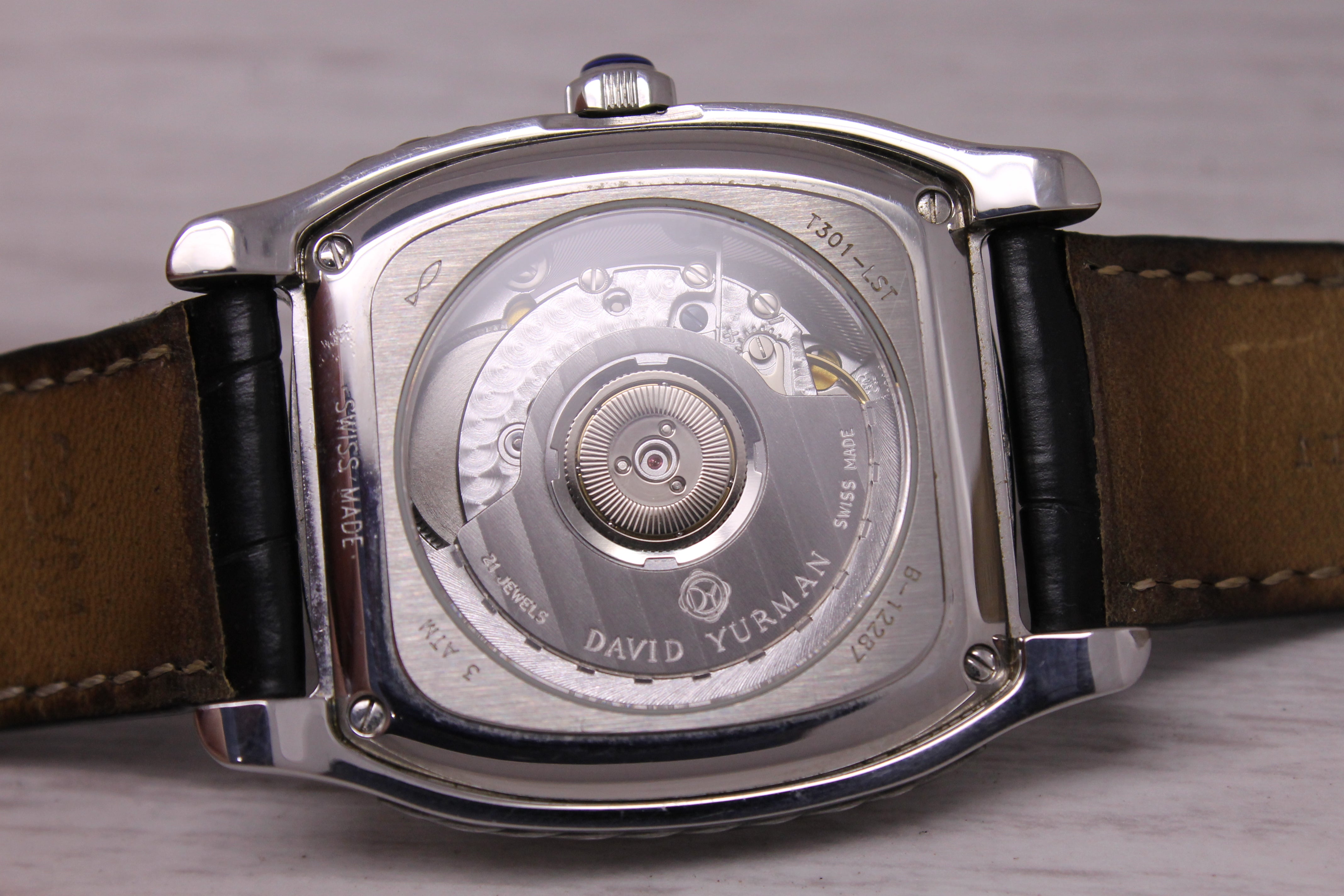 David Yurman Thoroughbred T301-LST Unisex Watch 35mm Automatic Swiss Date