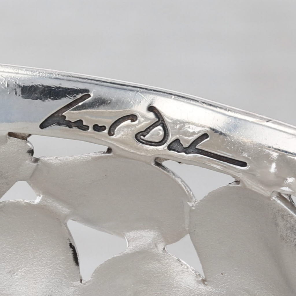 Michael Dawkins Flower Petals Cuff Bracelet Sterling Silver Statement 7.5"