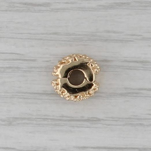 Pandora Golden Flower Daisy Clip Bead Charm 14k Gold 750507 Retired