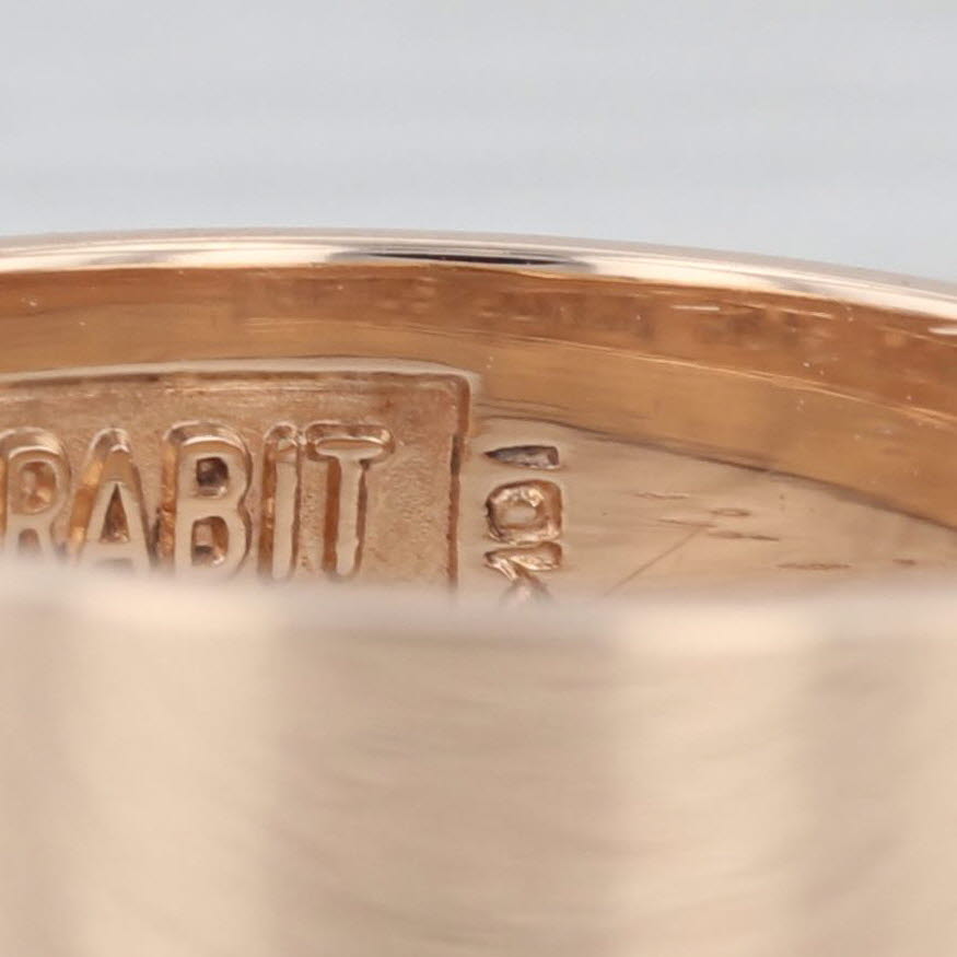 Gray 14th Degree Yod Masonic Band 10k Yellow Gold Size 7.5 Scottish Rite Ring