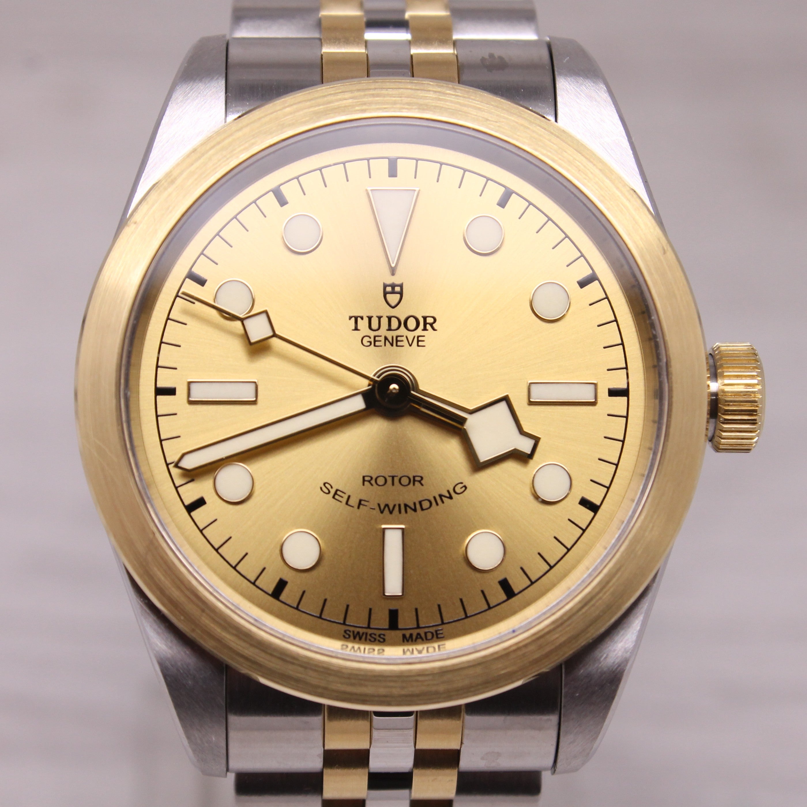 Tudor Black Bay One 36 S&G Two Tone Automatic Watch Box Card Tag