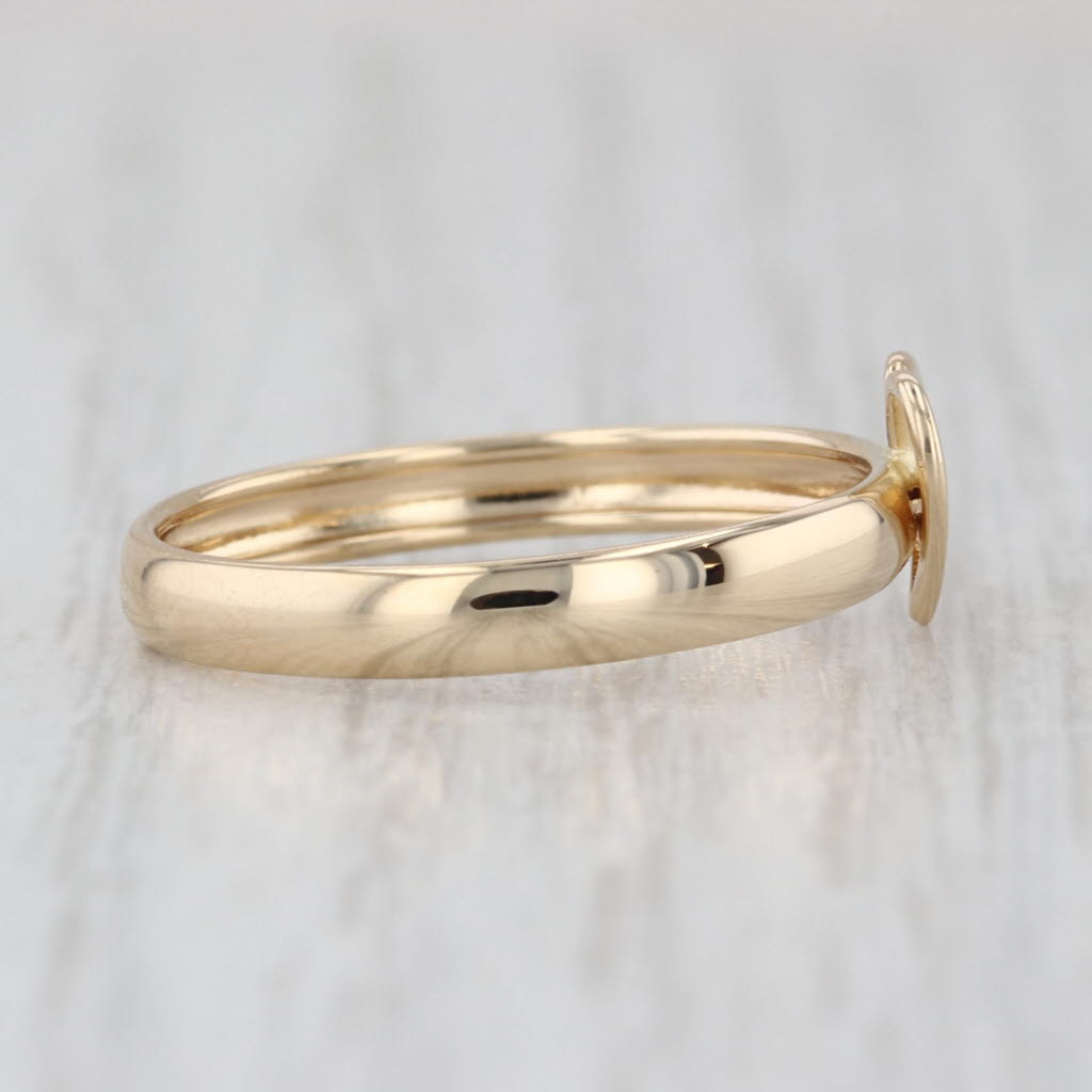 Heart Ring 14k Yellow Gold Size 7-7.25 Stackable
