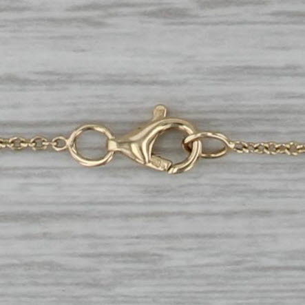 New Opal Diamond Halo Pendant Necklace 14k Yellow Gold 16" 18" Cable Chain