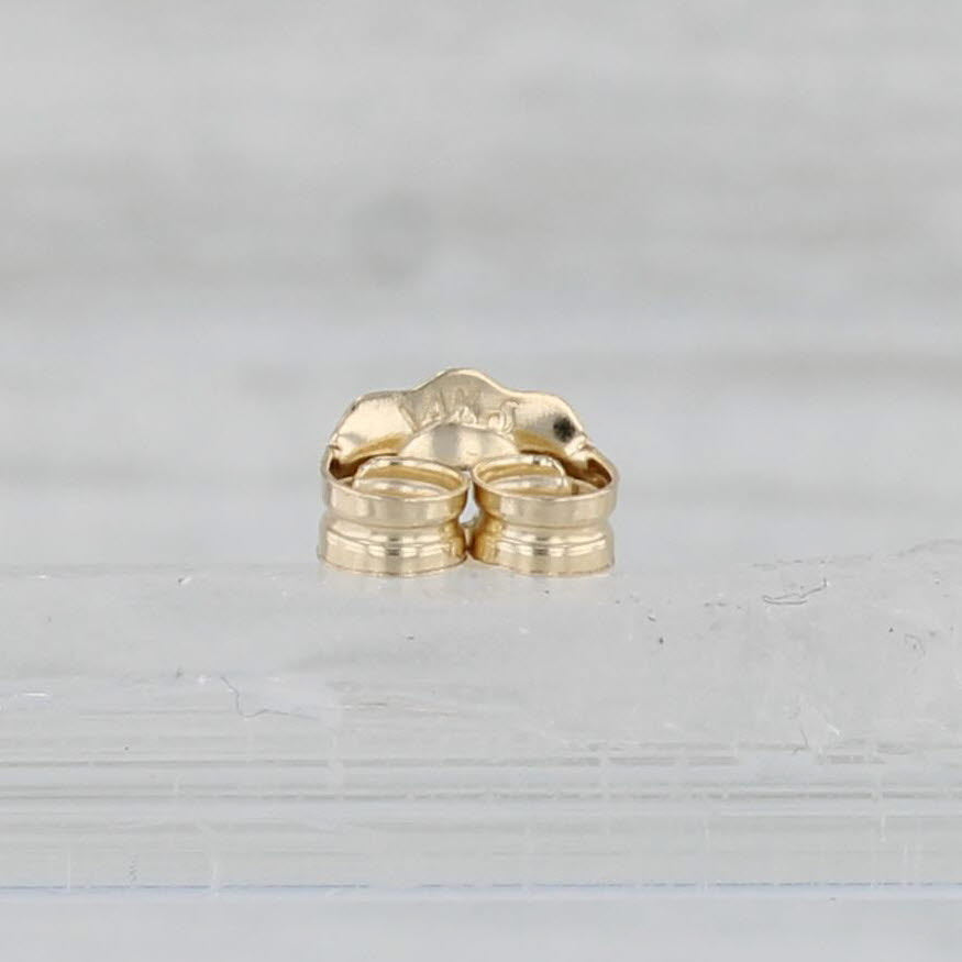 Gray 0.55ctw Diamond Drop Earrings 14k Yellow Gold Pierced Journey
