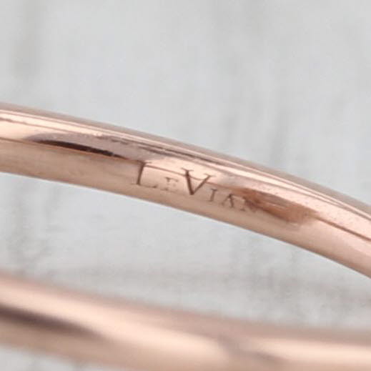 Le Vian 1.41ctw Blue Topaz Diamond Halo Ring 14k Rose Gold Size 5.75 Engagement