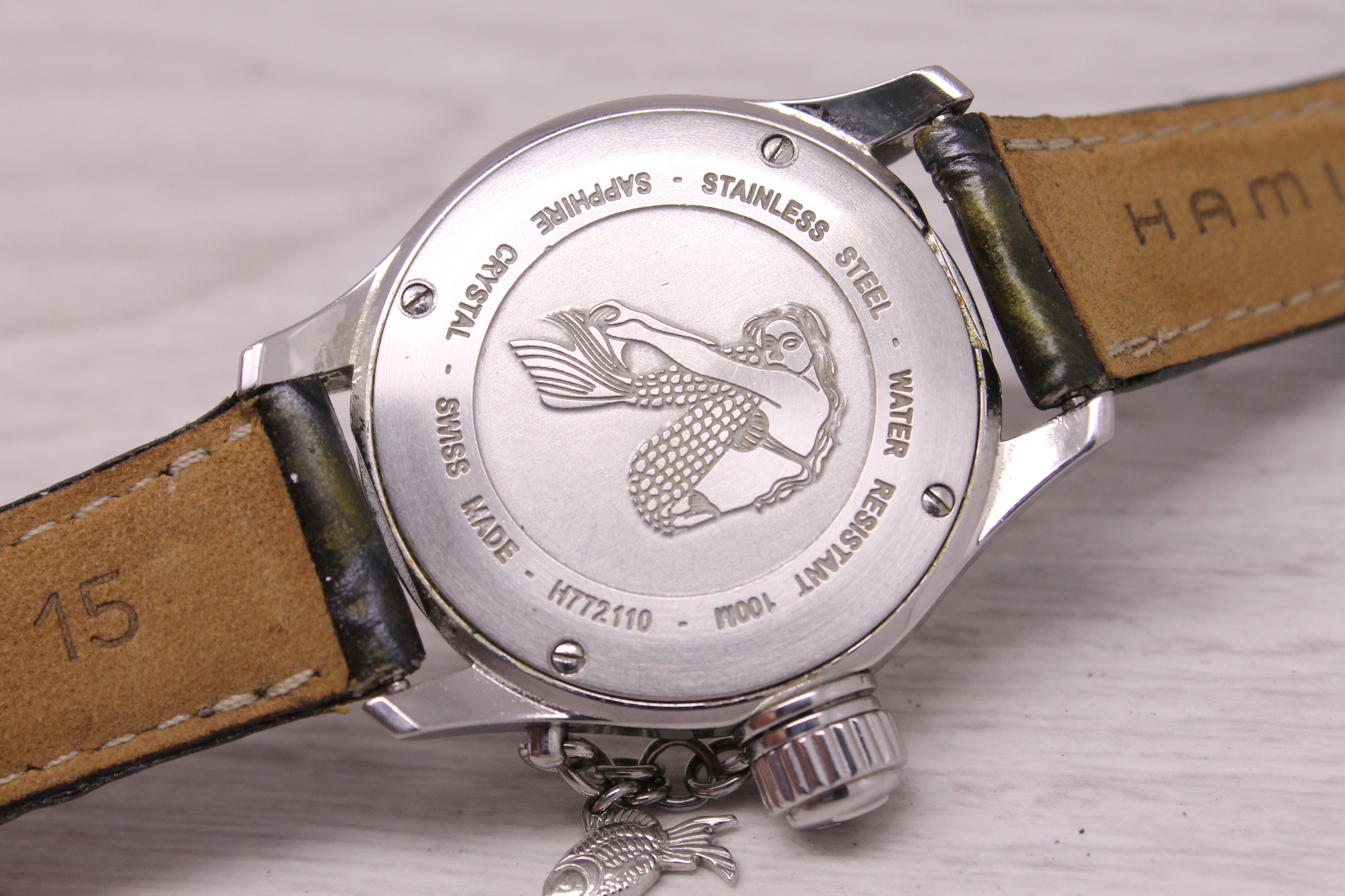 Hamilton Khaki Navy Seaqueen MOP 32mm Ladies Quartz Watch Swiss Date H77211115