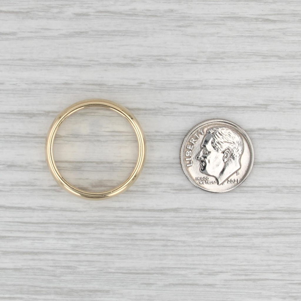 Tiffany & Co Forever 6mm Wedding Band 18k Yellow Gold Size 10.5 Men's Ring