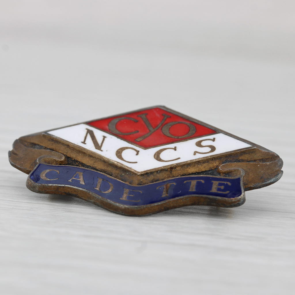 Light Gray CYO NCCS Cadette Catholic Youth National Catholic Committee Pin Sterling Silver