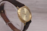 Vintage 1970's Rolex Cellini 3878 Ladies 18k Yellow Gold Wrist Watch cal.1600