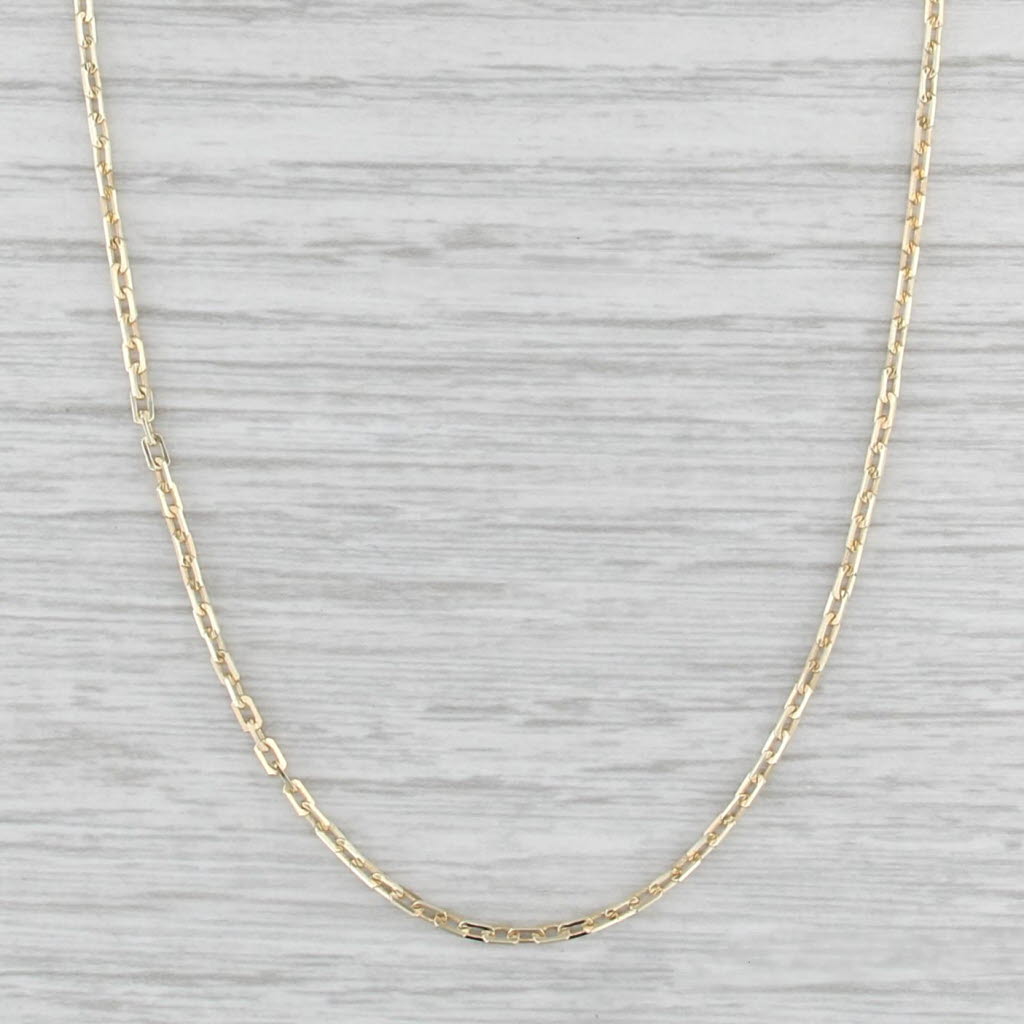 16" Cable Chain Necklace 14k Yellow Gold 1.7mm