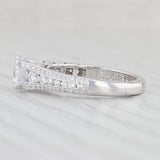 Light Gray New Tacori 0.52ctw Diamond Semi Mount Engagement Ring 18k White Gold Size 6.5